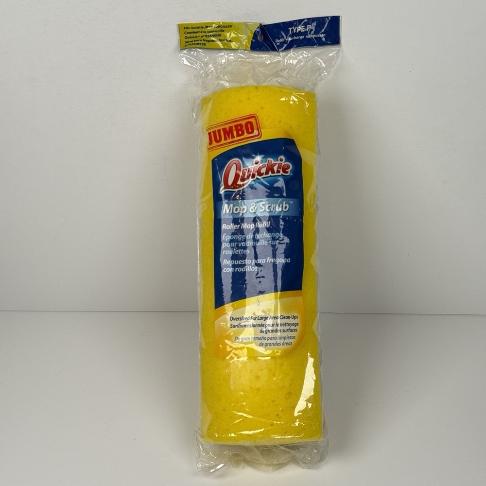 Quickie Jumbo Mop & Scrub Sponge Refill TYPE P For 055/055B‎